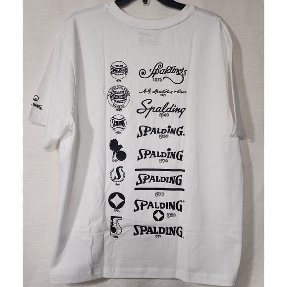 Spalding Unknwn white shirts size XL men's - Picture 1 of 6